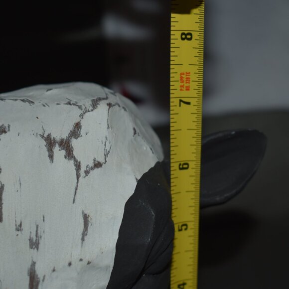 Shabby Chic Distressed Wood Dairy Cow Head Country Farmhouse Home Decor - Picture 11 of 12